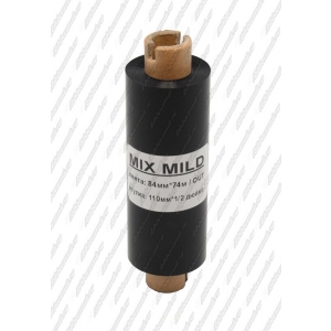 Риббон MIX MILD (wax/resin) 84мм 74м 1/2" 110 OUT