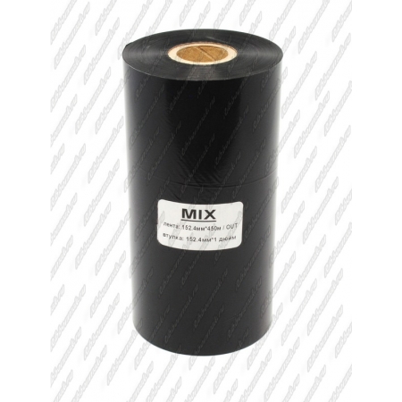 Риббон MIX MILD (wax/resin) 152,4мм 450м 1" 152,4 OUT